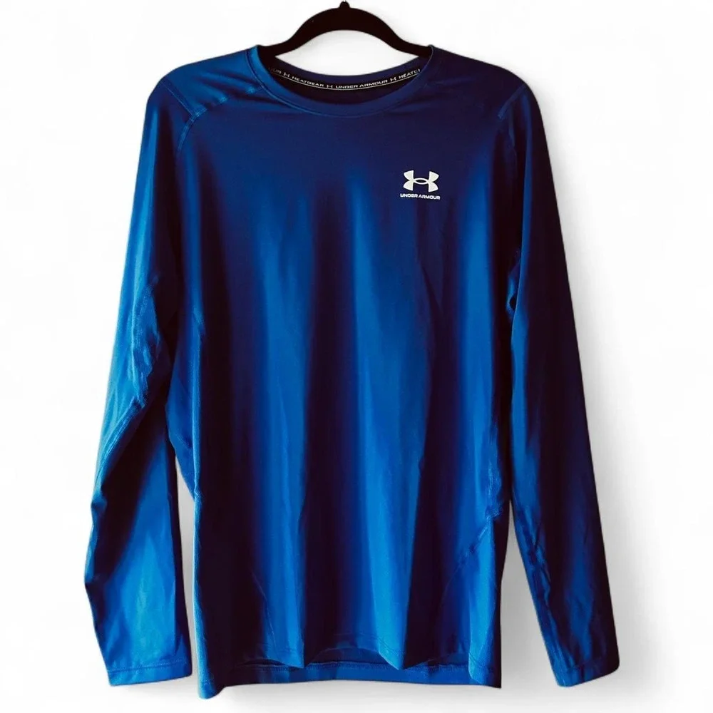 Under armour men's rash guard royal blue 2XL EUC